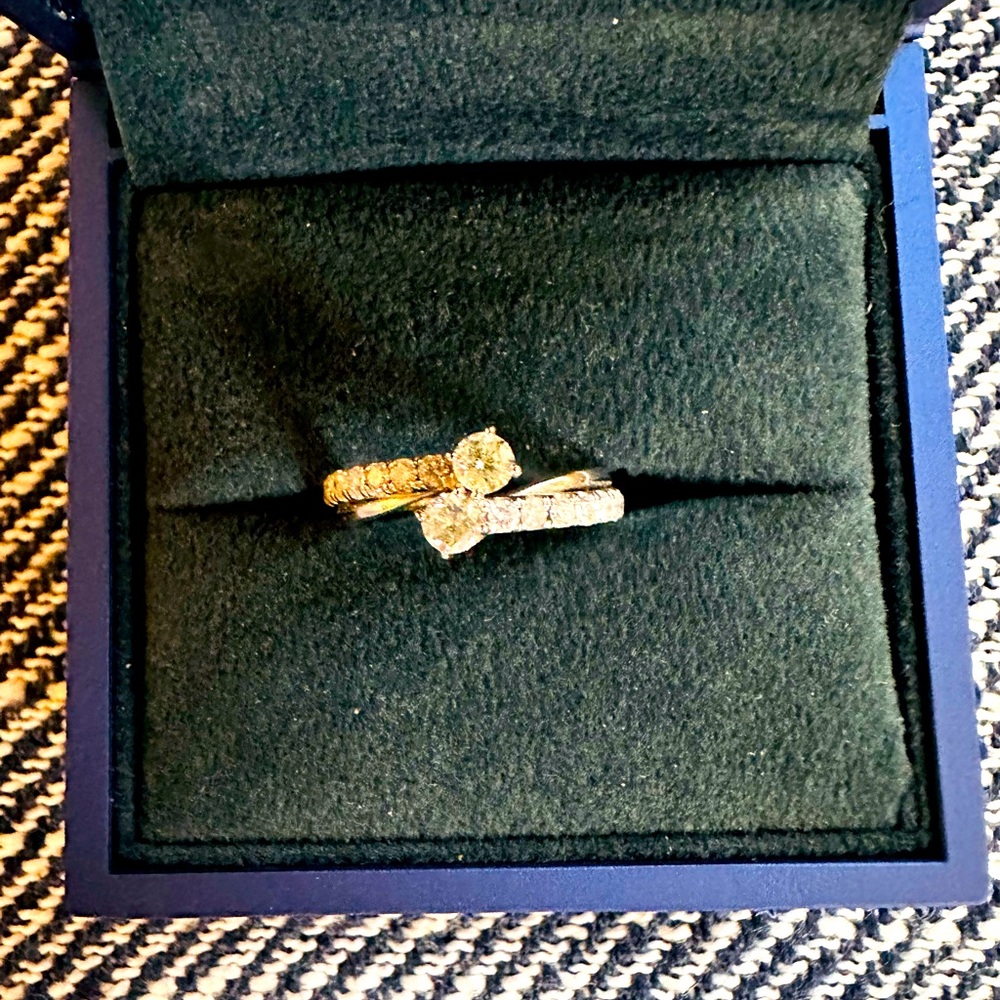 2 Stone Diamond Ring